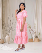 Load image into Gallery viewer, Floral Printed Linen Cotton Kurti for Women β Comfortable Daily Wear by Stanwells Designs