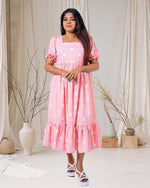 Load image into Gallery viewer, Floral Printed Linen Cotton Kurti for Women β Comfortable Daily Wear by Stanwells Designs
